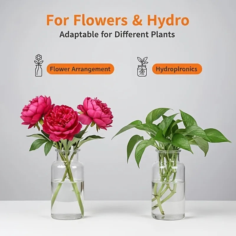 5/10PCS Small-Caliber Round Plastic Vases//High Vases for Table Centerpieces/Decorative Bottles for Spring And Summer Home Decor