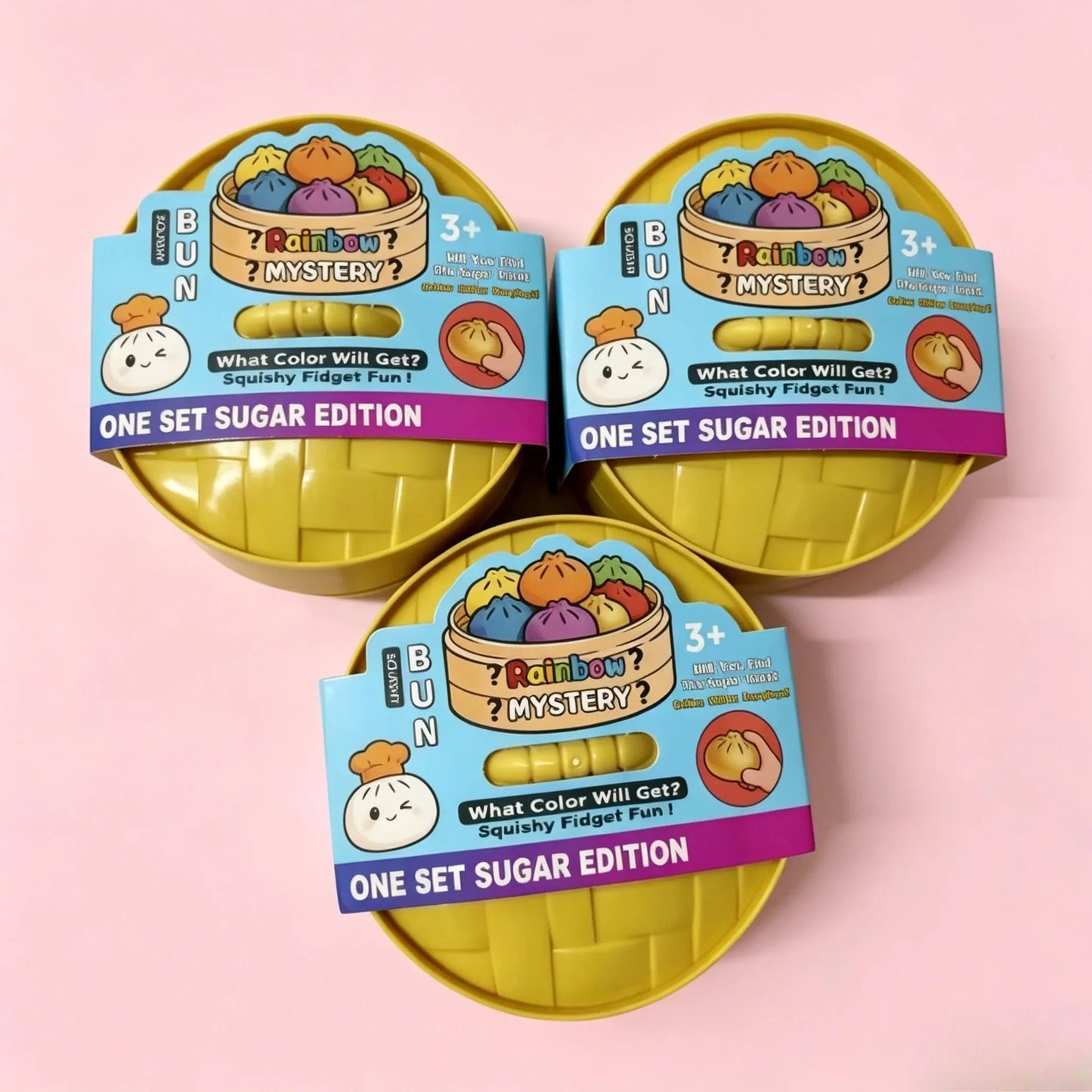 Juguete antiestrés de presión con forma de dumpling, bonito y colorido, de levantamiento lento, para niños y adultos, regalo ant