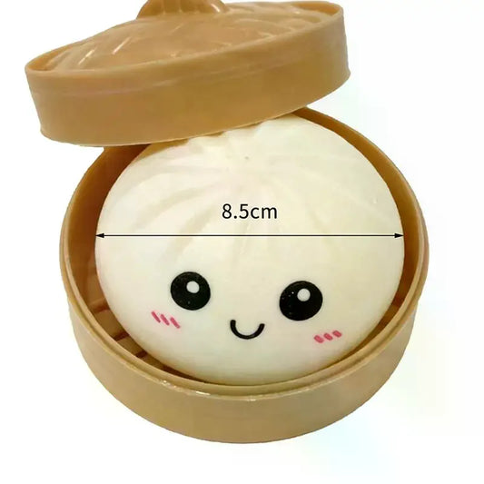 Colorful Dumpling Squishy Stress Balls Reusable Low Rebound Decompression Toys Decor Kawaii Fidget Party Favor Sensory