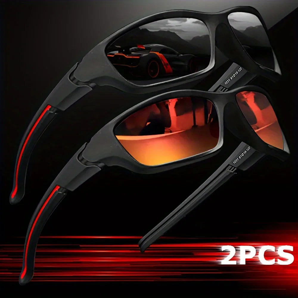 1/3pcs Advanced Cool Fantasy Surround Fashion Glasses,Men's and Women's Outdoor Sports,Cycling,Fishing,Hiking Sunglasses