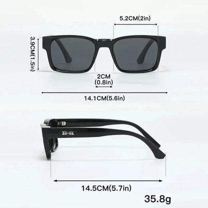 Quality Men Square Polarized Sunglasses Men Metal Core Sun Glasses Travel Hiking Beach Fishing Eyewear UV400 Gafas De Sol