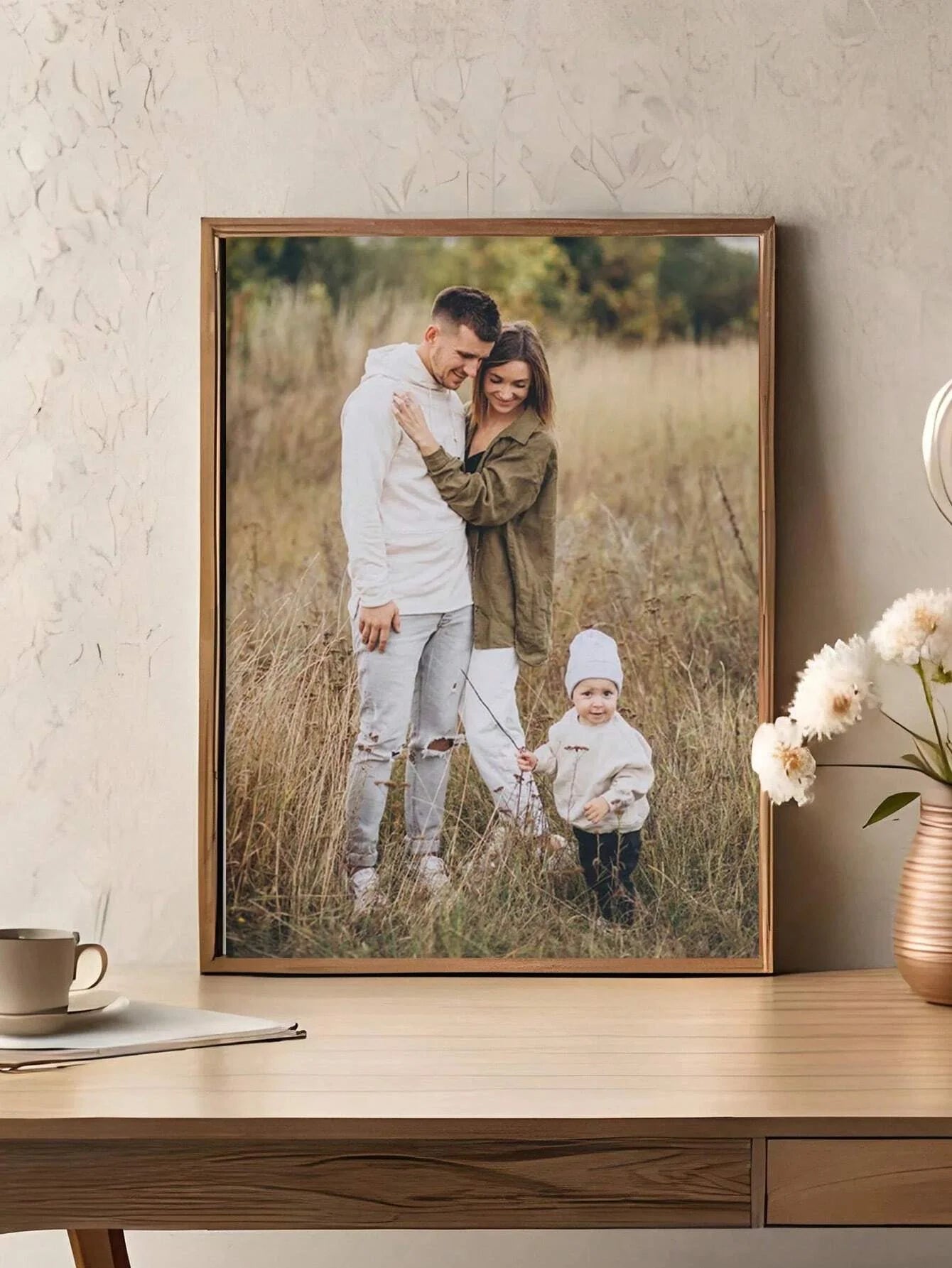 Customizable Canvas Poster With Frame, Customize Your Photo, Perfect Gift For Friends And Family, Wall Art, Home Decor