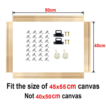 180+ Sizes DIY Wood Frames 60x90 70x100 40x50 30x40 Canvas Oil Painting Frames Wood Frame for Diamond Painting Wall Art Frame
