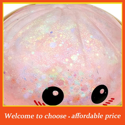 ^Oversized Rainbow Dumpling Squishies Soft Slow Rebound Sensory Squeeze Toy Relief Anxiety Fidget Stress Ball For ADHD Autism