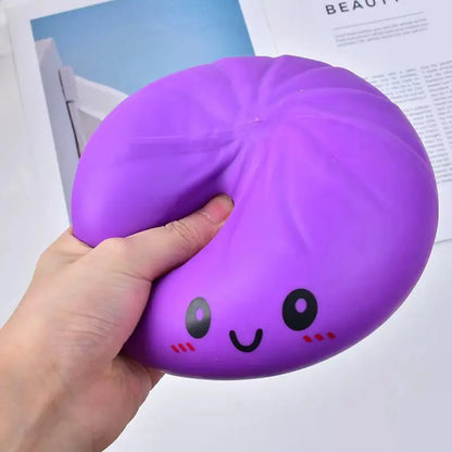 25cm Large Dumpling Squishy Oversized Buns Anti Stress Reliever Fidget Birthday Gift Soft Food Pillow Decor