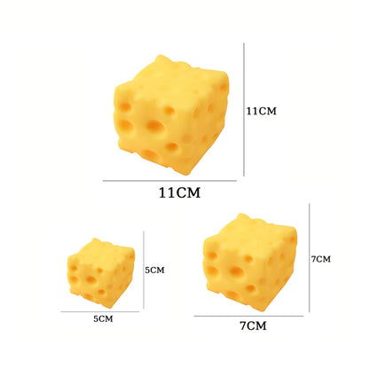 5/7/11CM Cheese Squeeze Toy Extra Large Size Cheese Giant Squishy Fidget Toys Slow Rebound Shapeable Venting Ball Adults Gifts