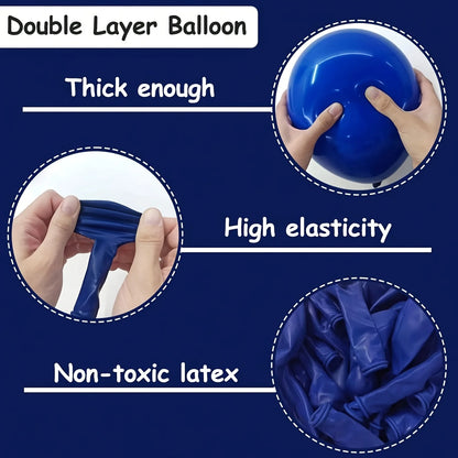 Royal Blue Balloon Arch Garland Kit — 126 Pieces