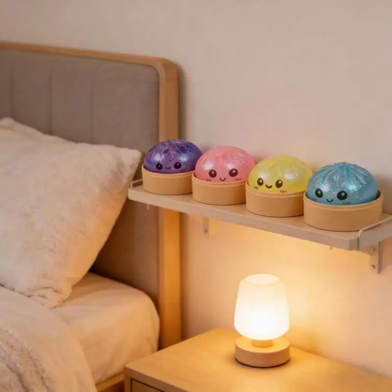 ^Oversized Rainbow Dumpling Squishies Soft Slow Rebound Sensory Squeeze Toy Relief Anxiety Fidget Stress Ball For ADHD Autism