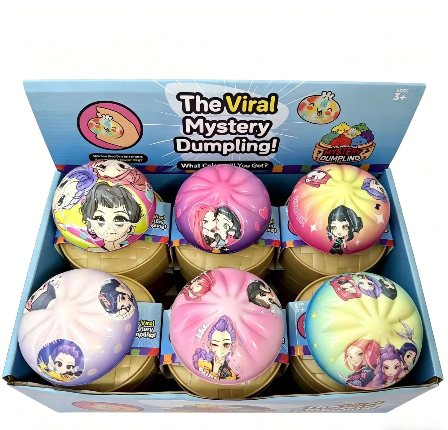 2026PU  Squishy Dumpling decompression toy dumpling shaped inspired by cartoons movies stress squeeze toy office accessories