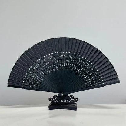 New Bamboo Folding Fan Chinese StyleFan Classical Carving Craft Fans Portable Summer Female Dance Hand Held Fan Gift Home Decor