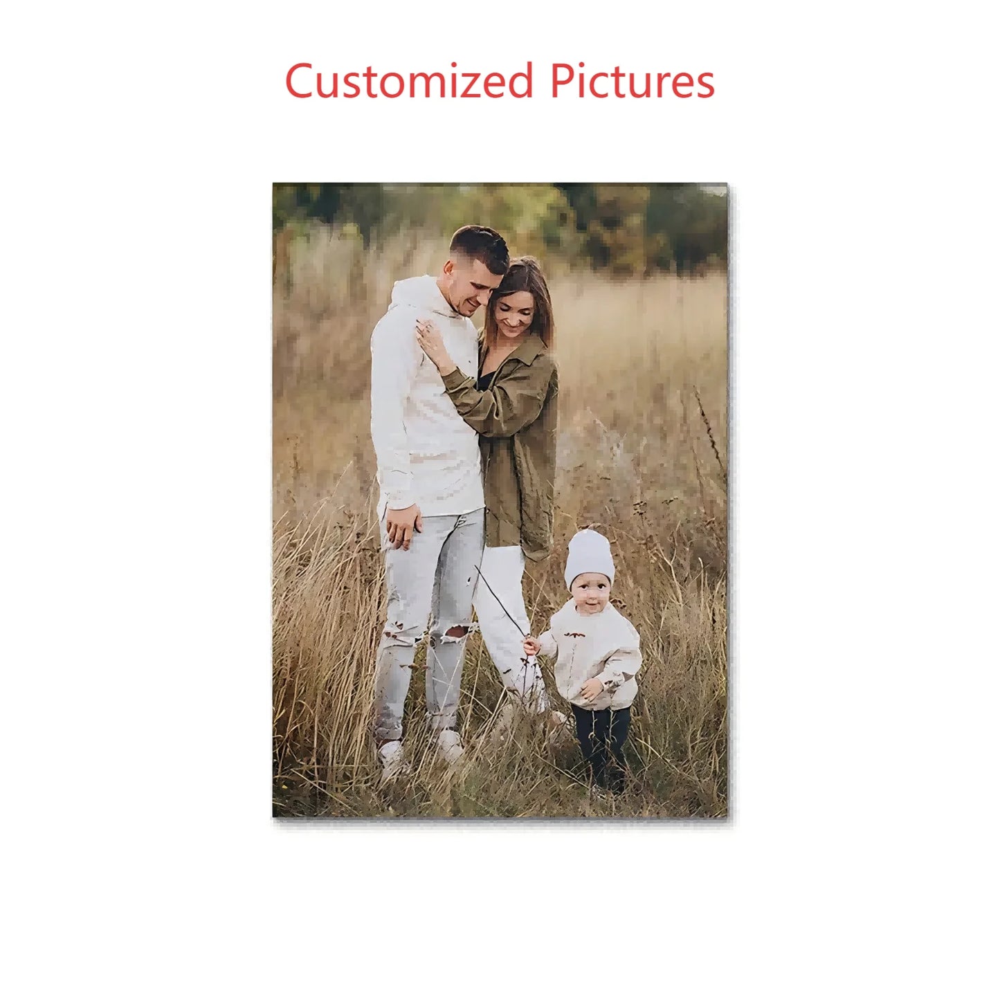 Customizable Canvas Poster With Frame, Customize Your Photo, Perfect Gift For Friends And Family, Wall Art, Home Decor