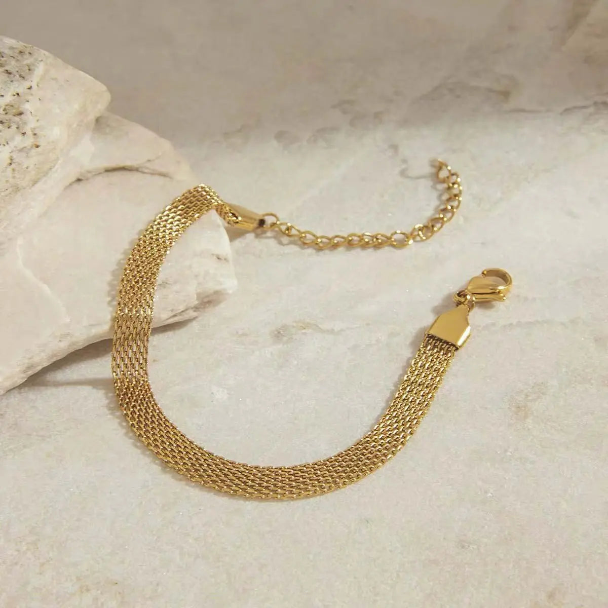 Vintage Woven Strap Bracelet Stainless Steel Watch Strap Bracelets for Women Daily Simple Versatile High-end Jewelry Gifts