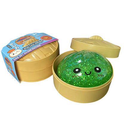 Cute Squishy Dumpling Ball Simulation Stress Relief Toy Soft Slow Rebound for School Office Desk Relaxation