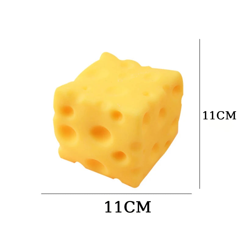 5/7/11CM Cheese Squeeze Toy Extra Large Size Cheese Giant Squishy Fidget Toys Slow Rebound Shapeable Venting Ball Adults Gifts