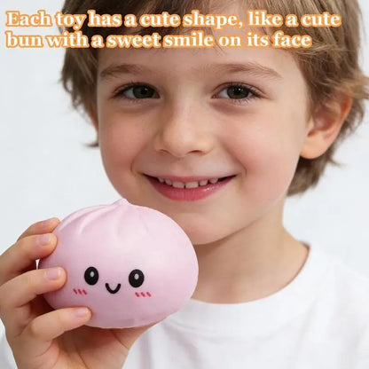 Cute Squishy Dumpling Ball Simulation Stress Relief Toy Soft Slow Rebound for School Office Desk Relaxation