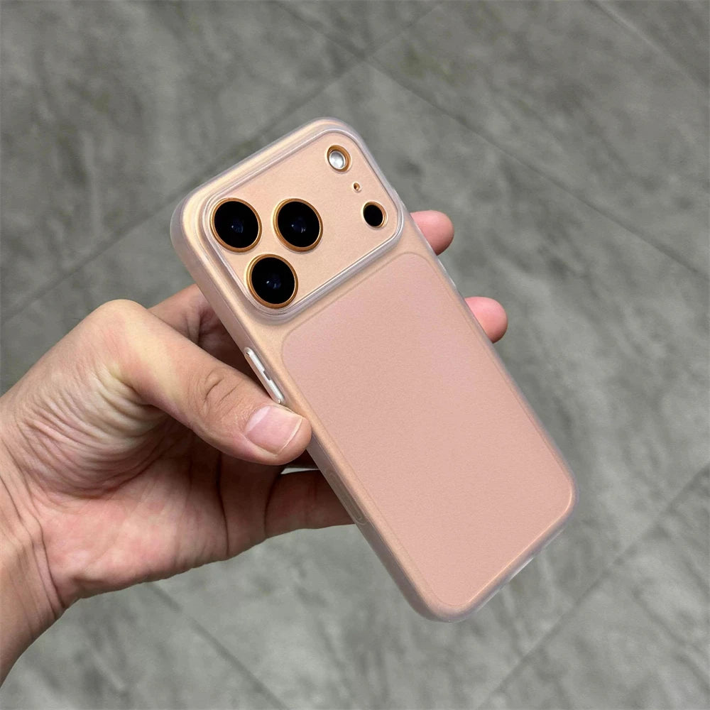 Ultra Thin Matte Translucent Soft TPU Case For iPhone 17 Pro Max Air 16 15 14 Plus 13 12 Button Camera Full Protection Slim Cove