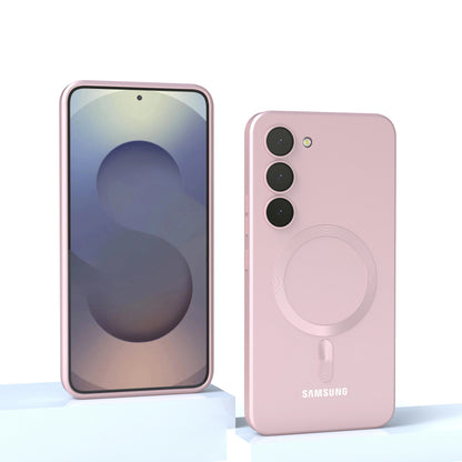 For Samsung Galaxy magnetic case S25 FE S25 S24 S23 S22 S21 S20 FE S25 Plus S25 Ultra Magnetic Liquid Silicone Shockproof Phone