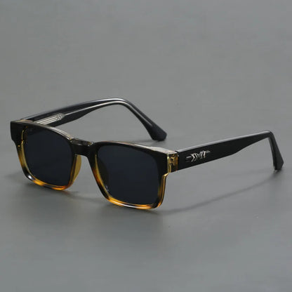 Quality Men Square Polarized Sunglasses Men Metal Core Sun Glasses Travel Hiking Beach Fishing Eyewear UV400 Gafas De Sol