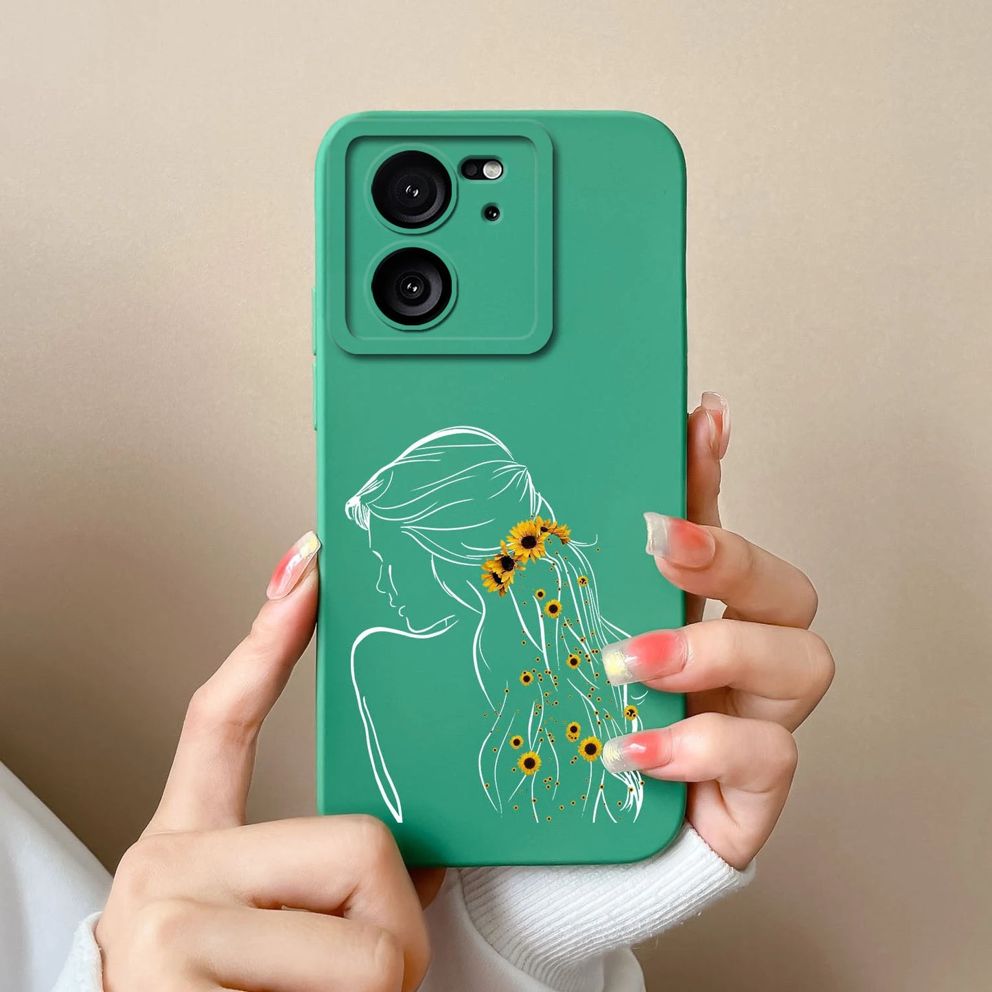For Xiaomi 13T Pro Case Love Heart Soft Liquid Silicone Camera Protection Back Cover For Xiaomi13T 13TPro Anti Drop Phone Cases