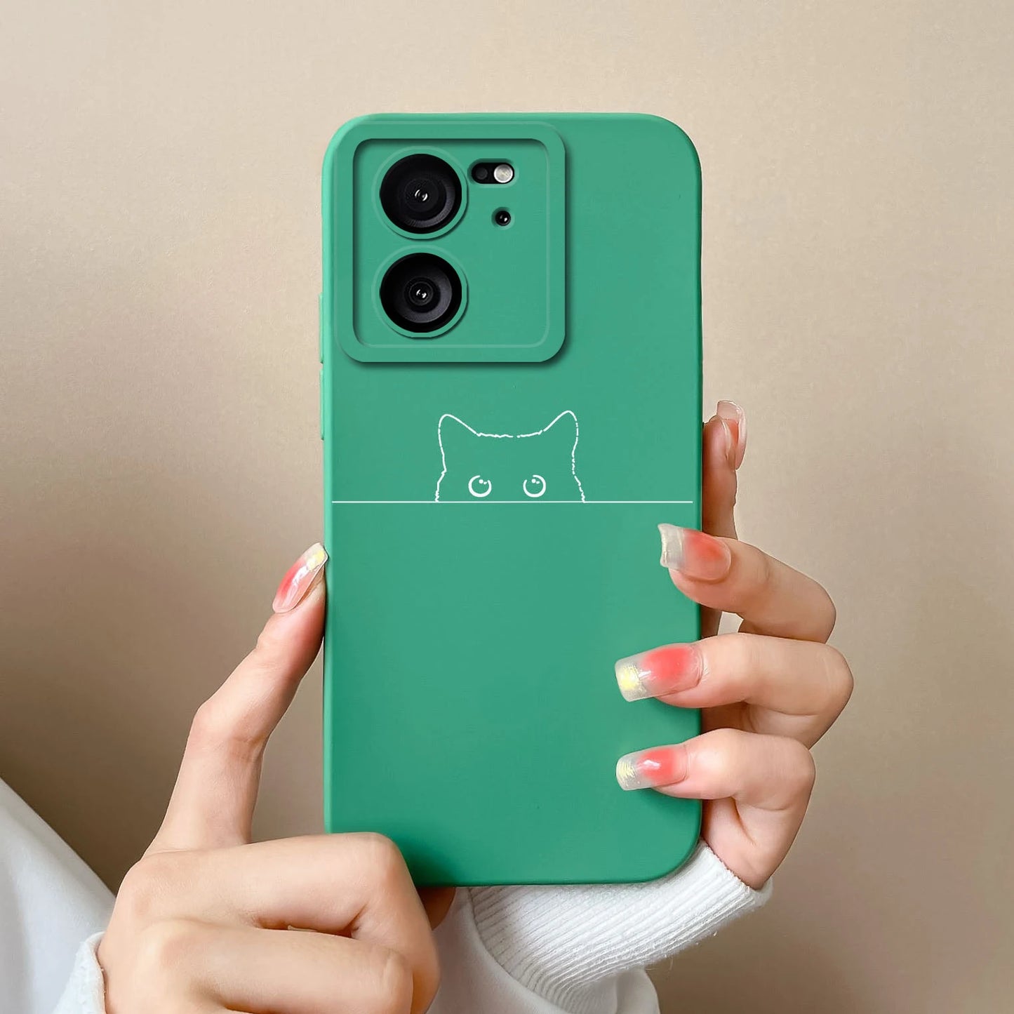 For Xiaomi 13T Pro Case Love Heart Soft Liquid Silicone Camera Protection Back Cover For Xiaomi13T 13TPro Anti Drop Phone Cases