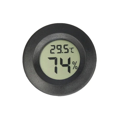 1/6PCS Mini Hygrometer Thermometer Fahrenheit or Celsius Meter Digital LCD Monitor Indoor Room Round Humidity Temperature Gauge