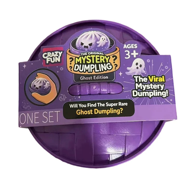 Halloween Bun Squeezing Toy Hidden Version Ghost Dumpling Squishy Mystery Box Soft Elastic Squeeze Sensory Fidget Anxiety Relief