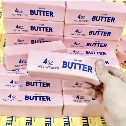 14/23CM Butter Stick Fidget Toys Squishy Elastic Cheese Stick Funny Decompression Stress Anxiety Relief Squeeze Prank Toy Relax