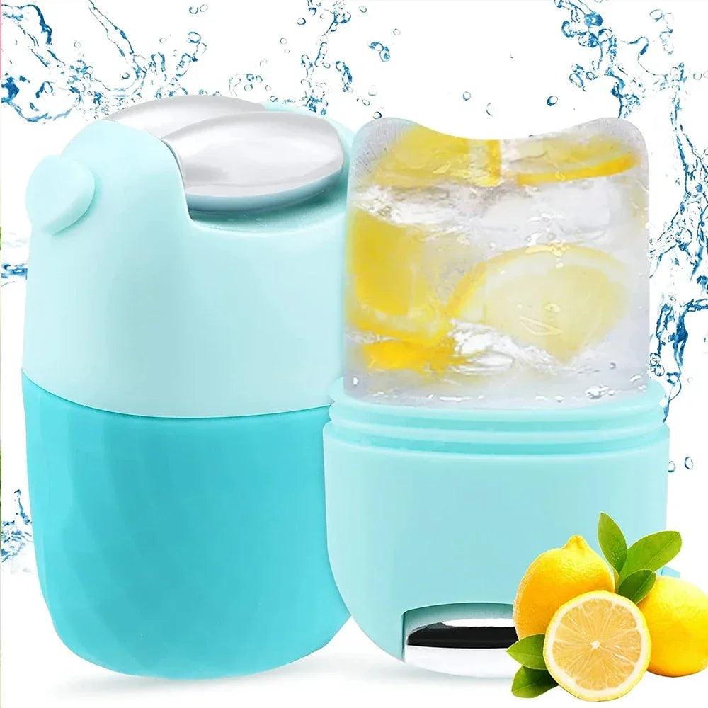 Silicone Ice Face Roller Facial Cube Roller Trays Beauty Lifting Massage Ball Contouring Treatment Skin Care Reduce Acne Tool