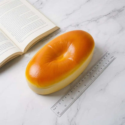 Simulated Simulated Cheese Cake Squeeze Toy Slow Rising Oversized Bread Squishy Toy Realistic Soft Elastic Sensory Fidget Bread
