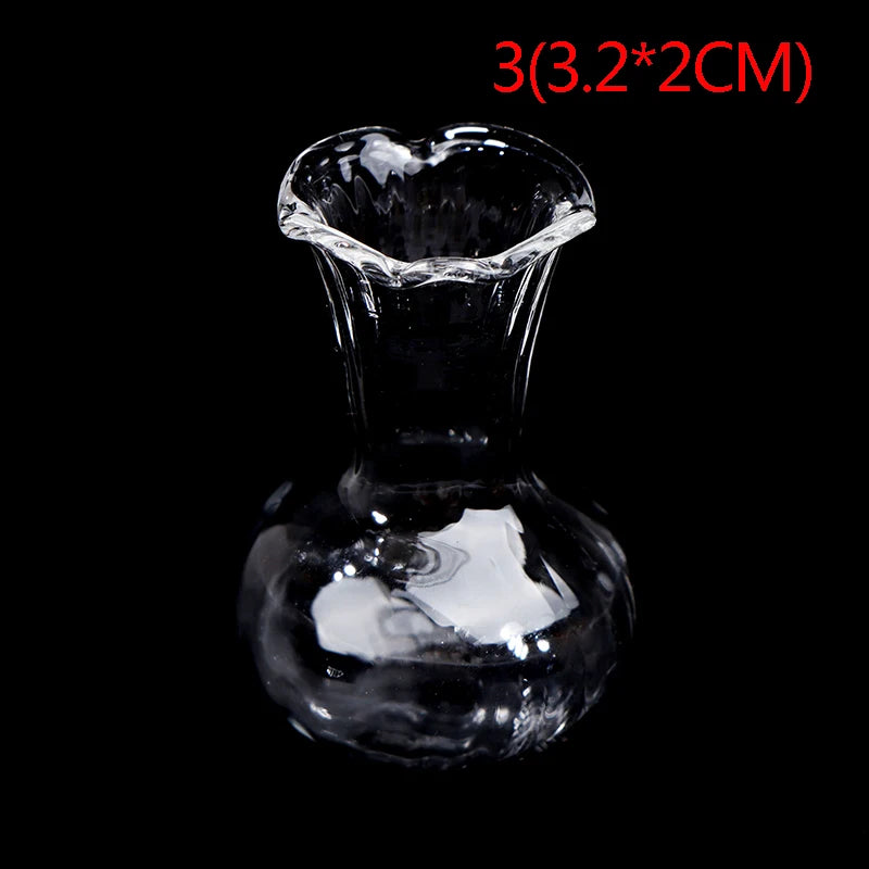 Miniature Glass Vase — Dollhouse & Shelf Decor