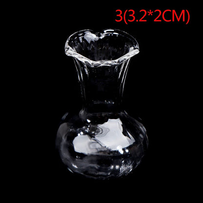 Miniature Glass Vase — Dollhouse & Shelf Decor