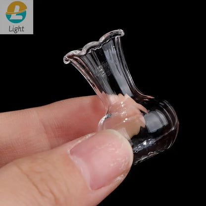 Miniature Glass Vase — Dollhouse & Shelf Decor