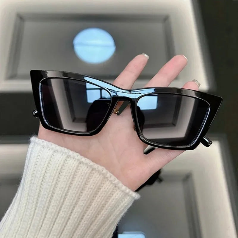 Fashion Cat Eye Retro Sunglasses Women Men Brand Anti-UV Sun Glasses Female Male Mirror Outdoors Travel Shades