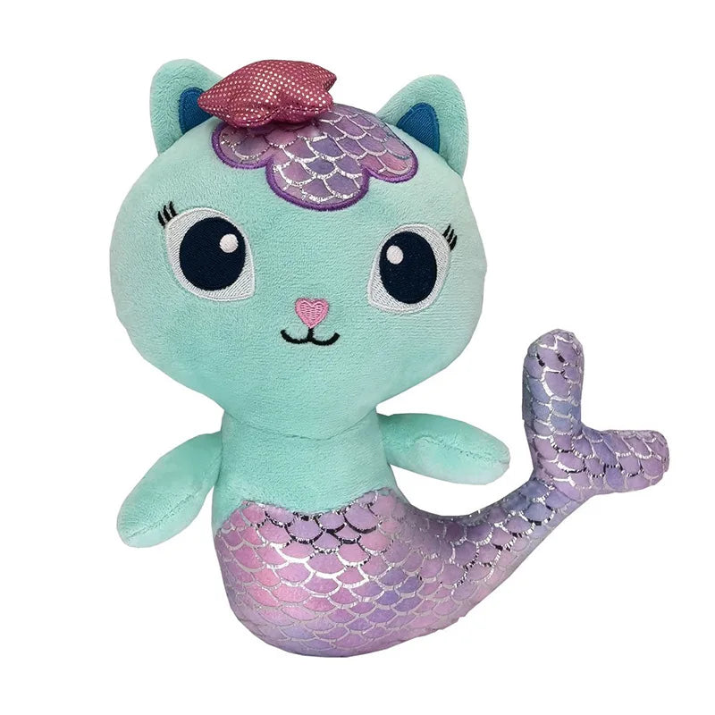 Animals Plush Gabby Dollhouse Lovely Plush Gaby Toy Plush House Cat Doll Cartoon Stuffed Animals Mermaid Cat Plushie Dolls Kids