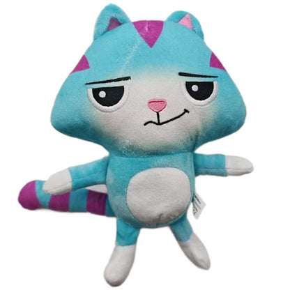 ##Hot in Gabby Dollhouse Plush Toy Mercat Cartoon Stuffed Animals Smiling Cat Car Cat Hug Gaby Girl Dolls Kids Birthday Gifts