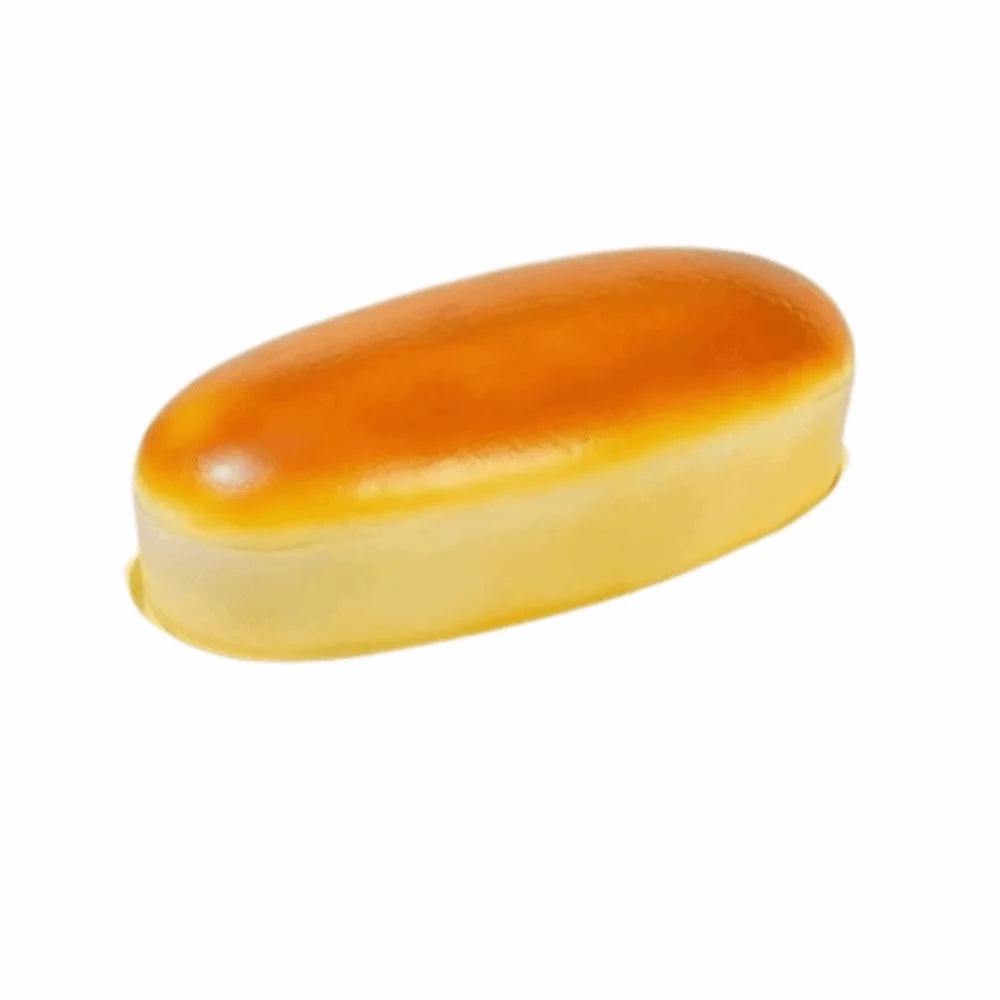 Simulated Simulated Cheese Cake Squeeze Toy Slow Rising Oversized Bread Squishy Toy Realistic Soft Elastic Sensory Fidget Bread