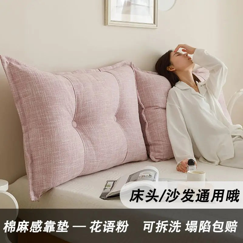 60CM Creativity Modern Headboard Cushion Living Room Sofa Backrest Lumbar Soft Bag Pillow Bedroom Reading Pillow Tatami Cushion
