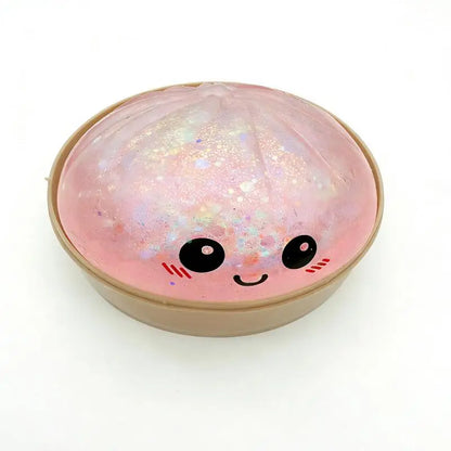 ^Oversized Rainbow Dumpling Squishies Soft Slow Rebound Sensory Squeeze Toy Relief Anxiety Fidget Stress Ball For ADHD Autism