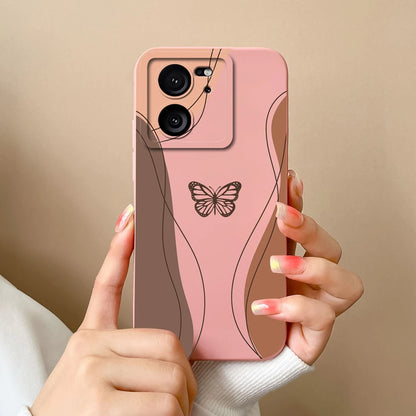 For Xiaomi 13T Pro Case Love Heart Soft Liquid Silicone Camera Protection Back Cover For Xiaomi13T 13TPro Anti Drop Phone Cases
