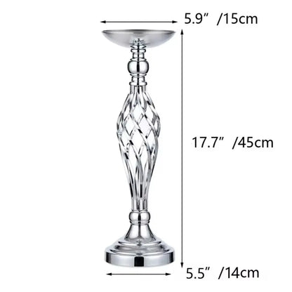 Home Table Candle Holder Arrangement Gold Iron Vase Twisted Path Candle Holder Wedding Flower Wedding Props Home Furnishings