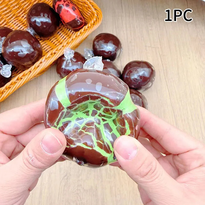 Chocolate Ball Butter Stick Squishy Figurines Realistic Dessert Stress Relief Decoration Home Office Ornaments Gifts Collections