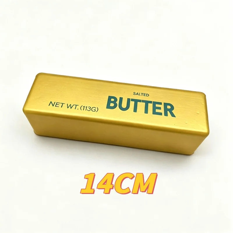 14/23CM Butter Stick Fidget Toys Squishy Elastic Cheese Stick Funny Decompression Stress Anxiety Relief Squeeze Prank Toy Relax