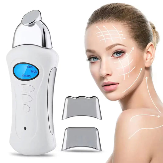 Professional Microcurrent Facial Device Handheld Galvanic Spa Machine Anti-Aging Skin Rejuvenation Lifting Wrinkle Beauty Tool
