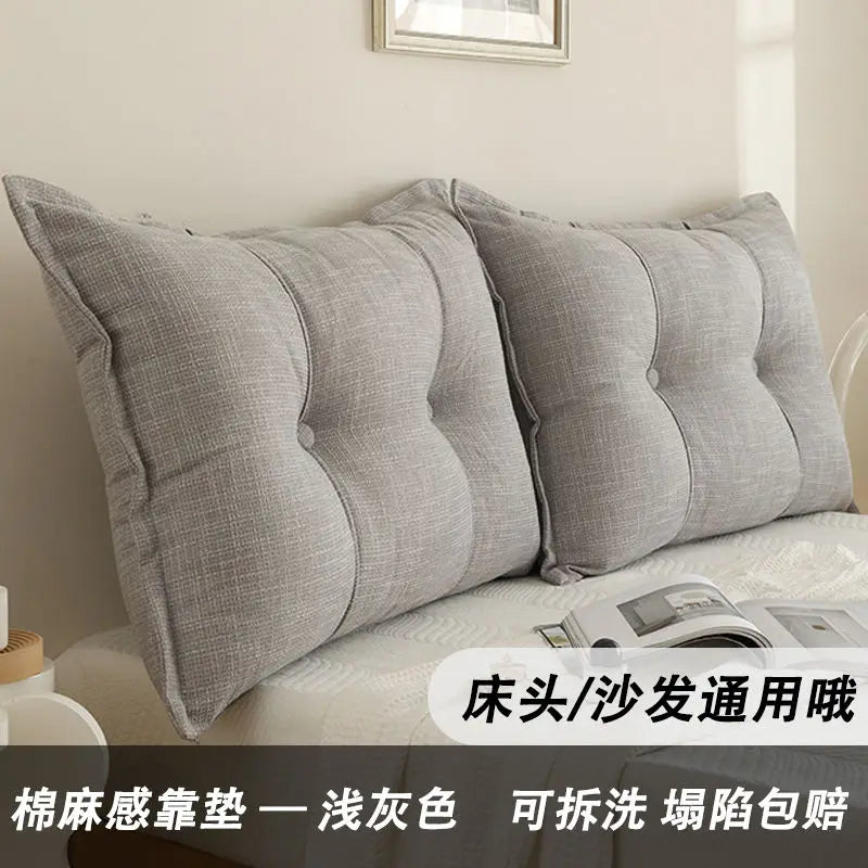 60CM Creativity Modern Headboard Cushion Living Room Sofa Backrest Lumbar Soft Bag Pillow Bedroom Reading Pillow Tatami Cushion