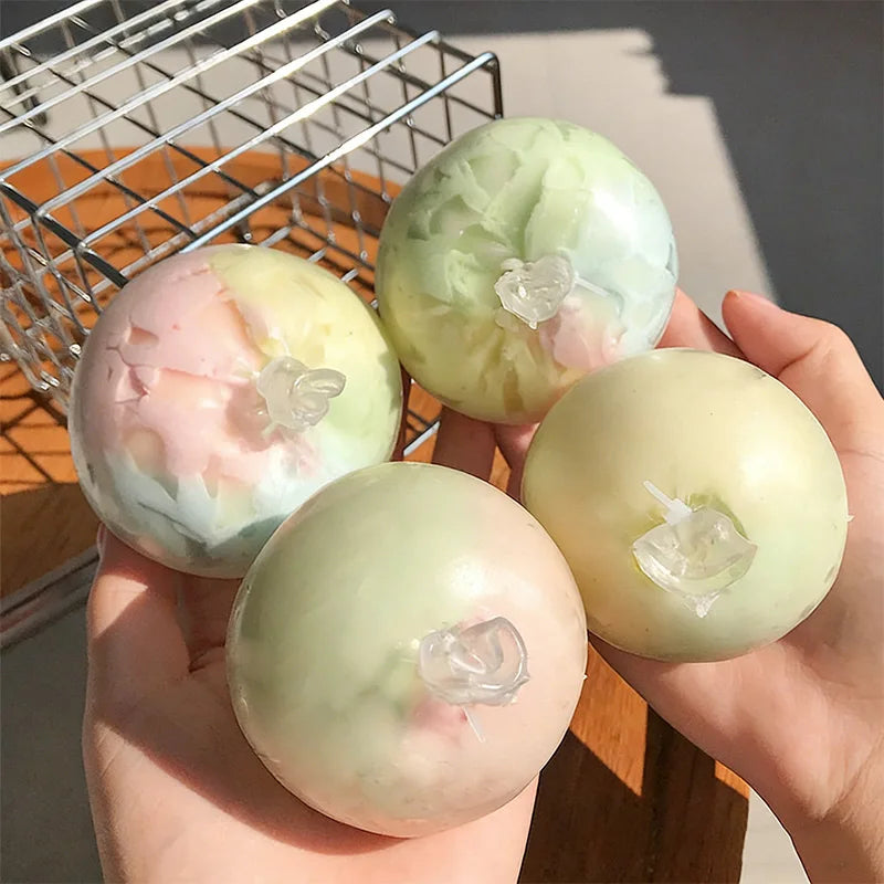 Chocolate Ball Butter Stick Squishy Figurines Realistic Dessert Stress Relief Decoration Home Office Ornaments Gifts Collections
